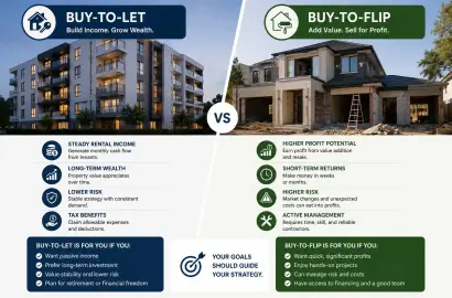 Buy-to-Let vs Buy-to-Flip: Which Strategy Fits Your Goals?