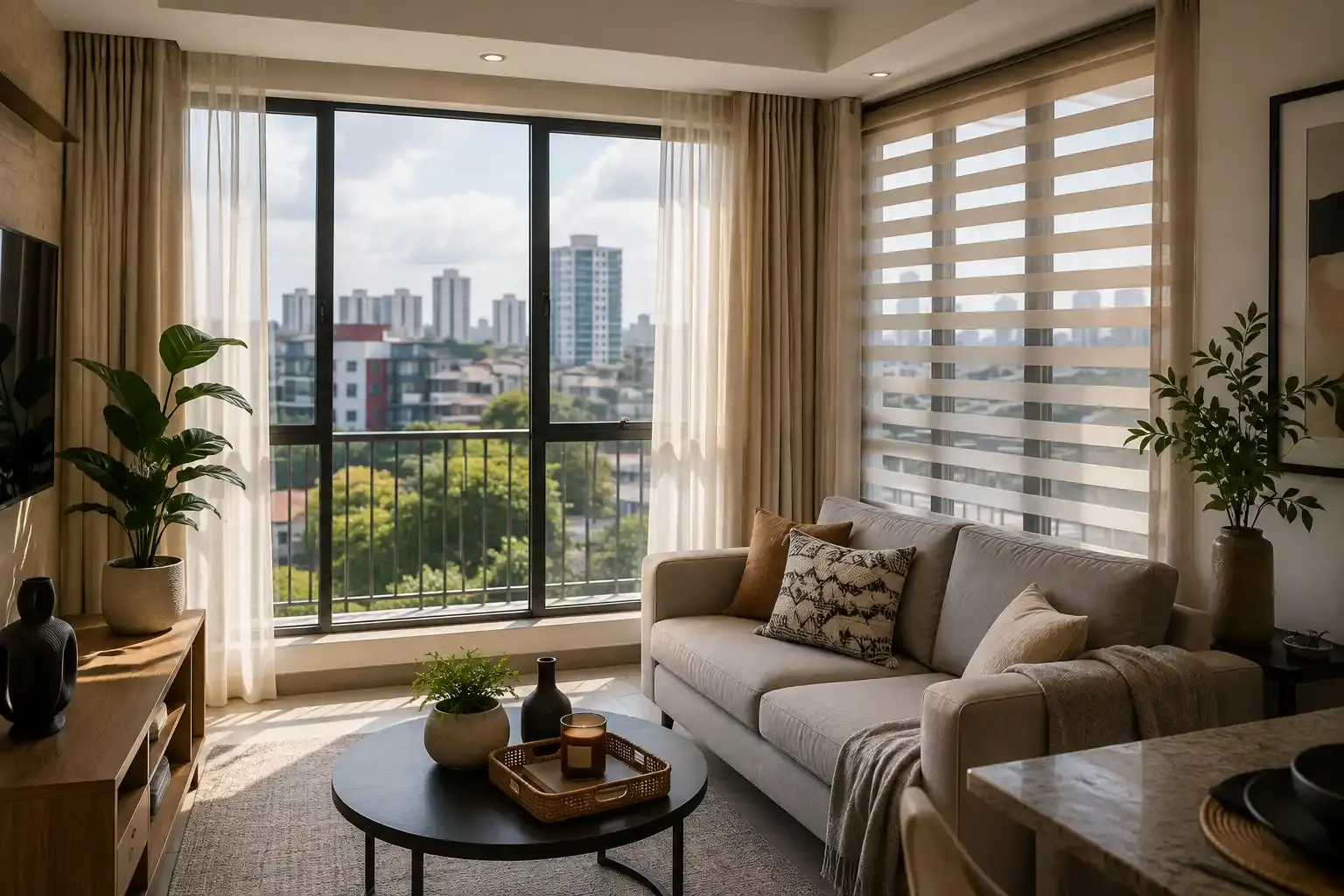 Balancing Natural Light and Privacy in a Nairobi Apartment