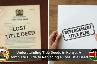 Understanding Title Deeds in Kenya: A Complete Guide to Replacing a Lost Title Deed