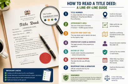 How to Read a Title Deed: A Line-by-Line Guide